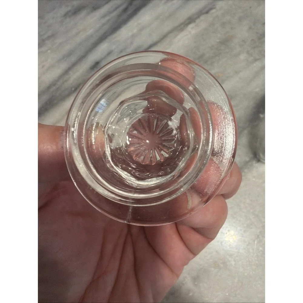 Vintage Clear Glass 4